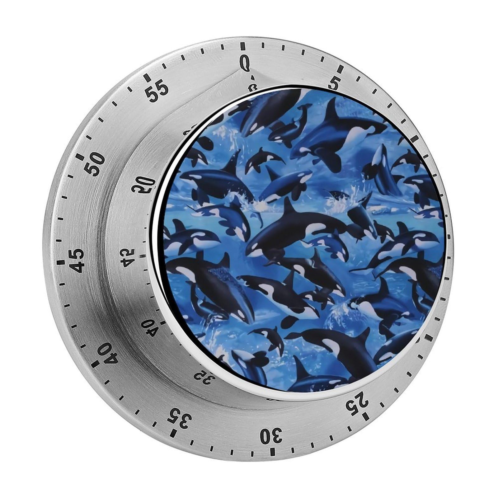 Killer Whale Orca Sign Mechanical Rotary Timer, Used for Daily Timing