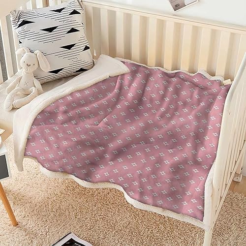 Miniatura 3 de Manta Sherpa tamaño manta de forro polar rosa, gris, 300GSM, manta de cama de microfibra suave y mullida
