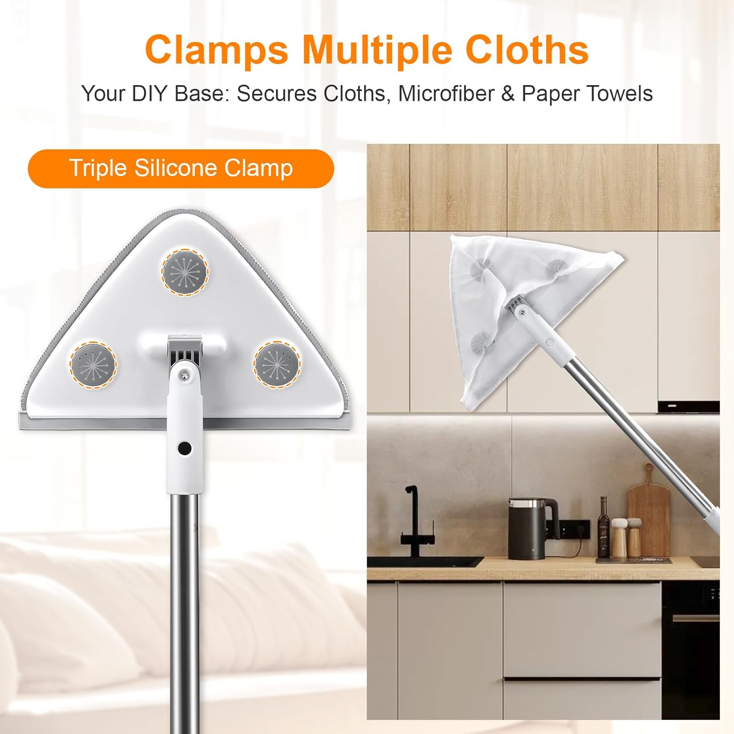 Profal Window Squeee, 1 Squeee Window Cleaner l with Long