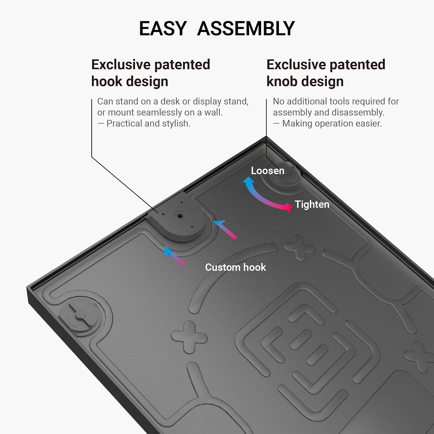 Deep Space Black 9-Card Display Case, Seamless Aluminum Frame with Tempered Glass for Graded Cards, Baseball Football Sports Card & TCG, Wall Mount Trading Card Frame, Includes 9 Shell Holders - Image 6
