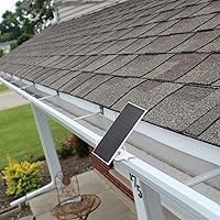 Vista 6 de Paquete de 2 soportes de canalón compatibles con el panel solar Arlo Essential, Arlo Pro 5S/Pro 4/Pro 3/Pro 2/Ultra 2/Ultra/Panel solar, ángulo