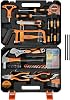 SOLUDE Tool Set 182 Pieces Home Repair Tool Kit for Men Women College Students Home Basic Hand Tools Set with Case for Home Maintenance, Dorm Essentials, DIY Projects