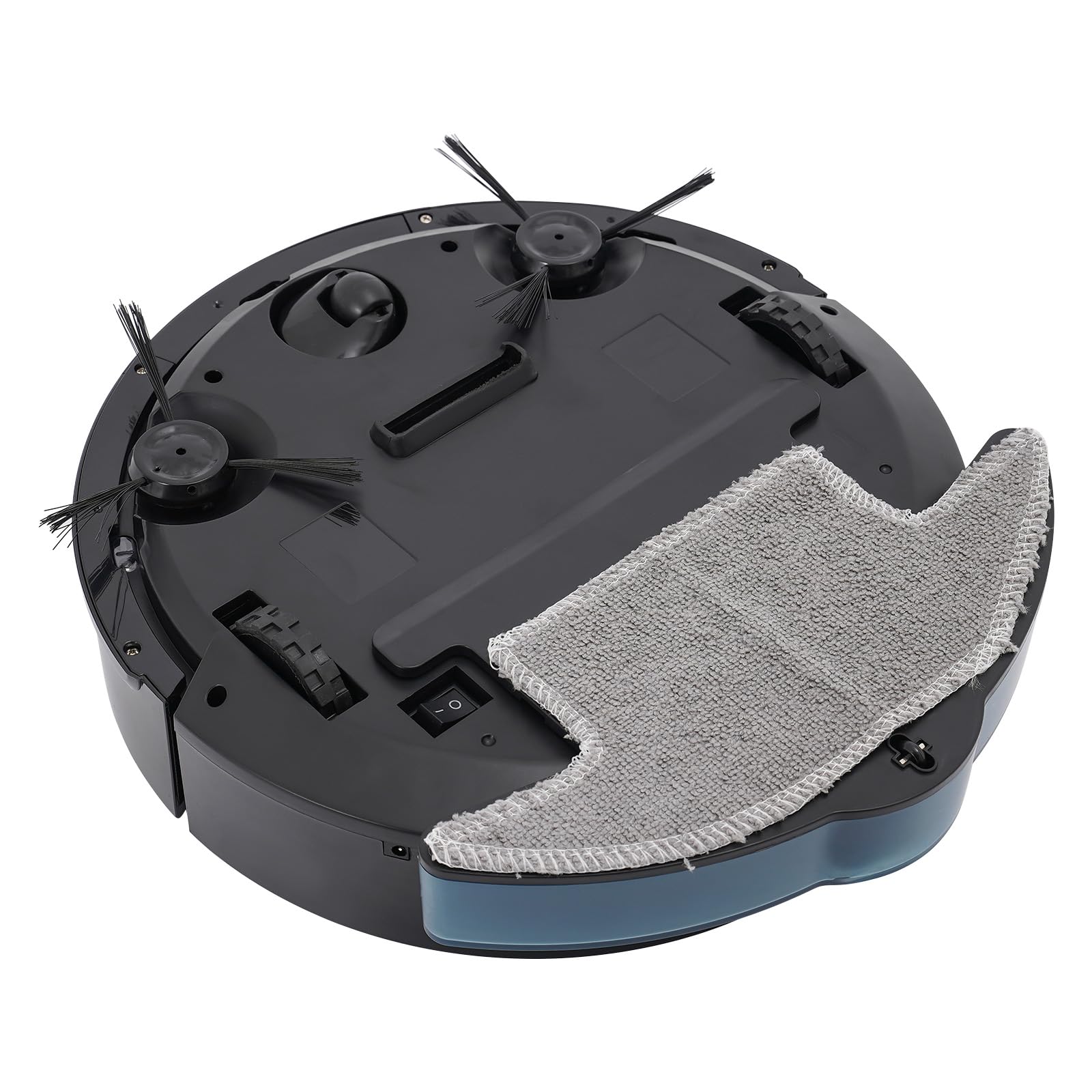 3 en 1 barredora robot aspirador inalámbrico con control por aplicación 1600 Pa potencia de succión para el hogar oficina coche 20 x 20 x 6 cm 6 W negro blanco