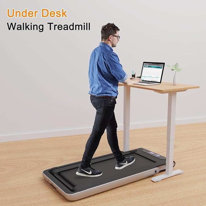 Caminadora Eléctrica Plegable con Inclinación 2 en 1 Silver miniatura 6