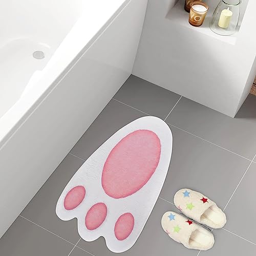 Miniatura 7 de Alfombra de baño de Pascua, bonita alfombra de baño antideslizante y lavable para baño, dormitorio, sala de estar, decoración de Pascua, decoración