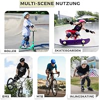 LeapBeast Kerékpár Sisak, M-es méret Szellőztetett Könnyű Biztonságos Gördeszka Roller BMX Gyerek Felnőtt 6
