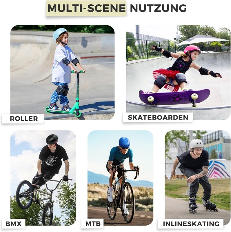 LeapBeast Kerékpár Sisak, M-es méret Szellőztetett Könnyű Biztonságos Gördeszka Roller BMX Gyerek Felnőtt