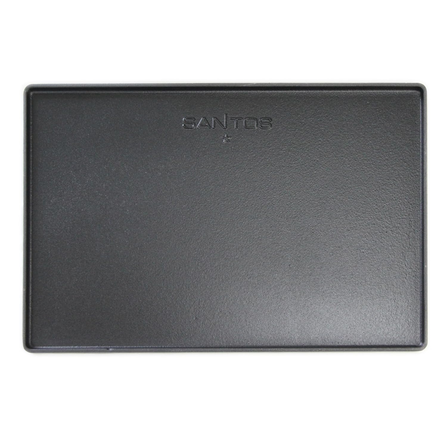 SANTOS Grillplatte/Grillplancha - Gusseisen Wendeplatte 45,1x29,5cm - 2 Seitig - Grill-Gussplatte - Guss-Plancha für verschiedene Napoleon Gasgrills