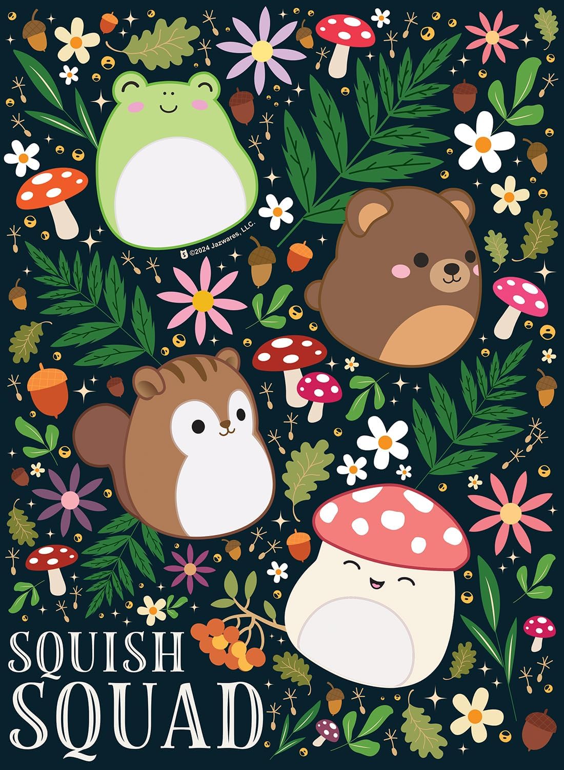 Buffalo Games - Squishmallows - 4 X 1 Multipack - Squish Multipack - Various Piece Count Jigsaw Puzzles for Adults - Challenging Puzzle Perfect for Game Nights