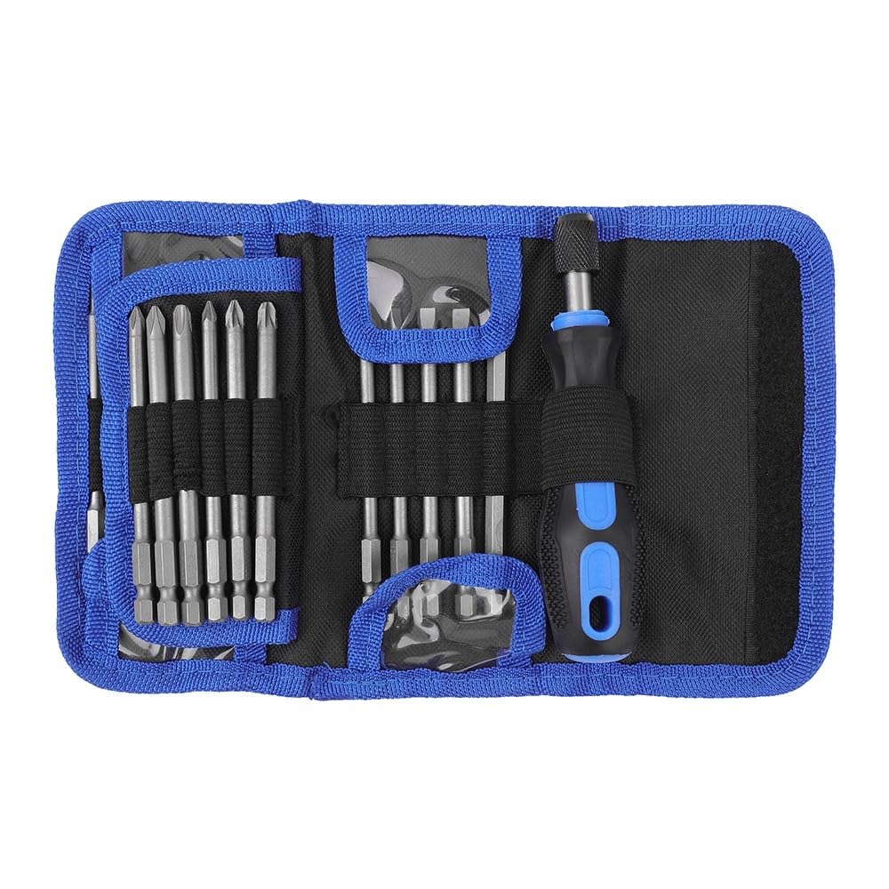 Schrauberbit Set,Bit Set Werkzeuge bitsatz für a Multifunktionales Schraubendreher-Set 1/4 Chrom-Vanadium-Stahl-Schraubendreher-Set(51 PCS)