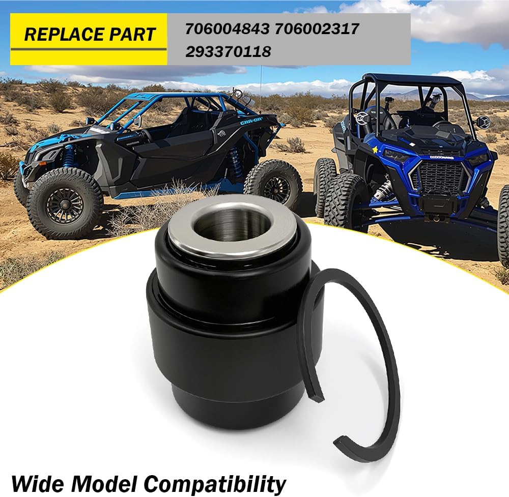 4Pcs Rear Radial Lower Knuckle Joint Compatible with Replace Part # 706004843 706002317 293370118 Can-Am Maverick X3 Max Turbo R Turbo RR 2017-2024