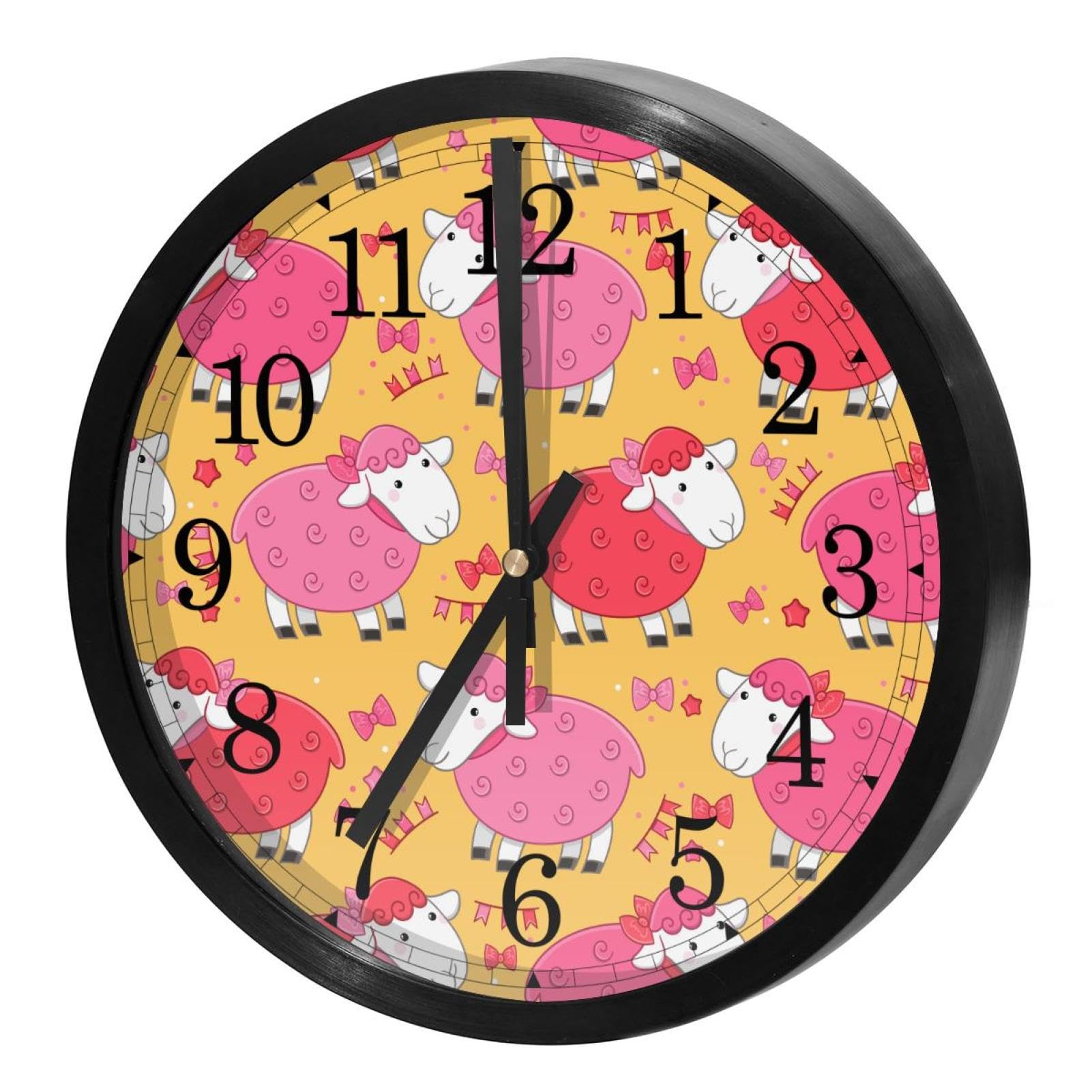 Horloge murale silencieuse sans tic-tac pour apaiser la chambre