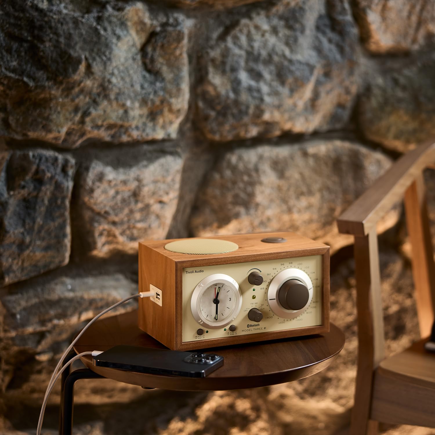 Amazon.com: Tivoli Audio Model Three Bluetooth Clock Radio with