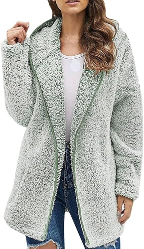 Vista 4 de Ropa de otoño para mujer, con solapa frontal abierta, para salir de noche