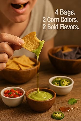 Miniatura 6 de Chips de tortilla Mi Nina Sal marina de 12 onzas + chips de tortilla Mi Nina Churros de canela de 12 onzas + chips de tortilla Mi Nina Pico De Gallo