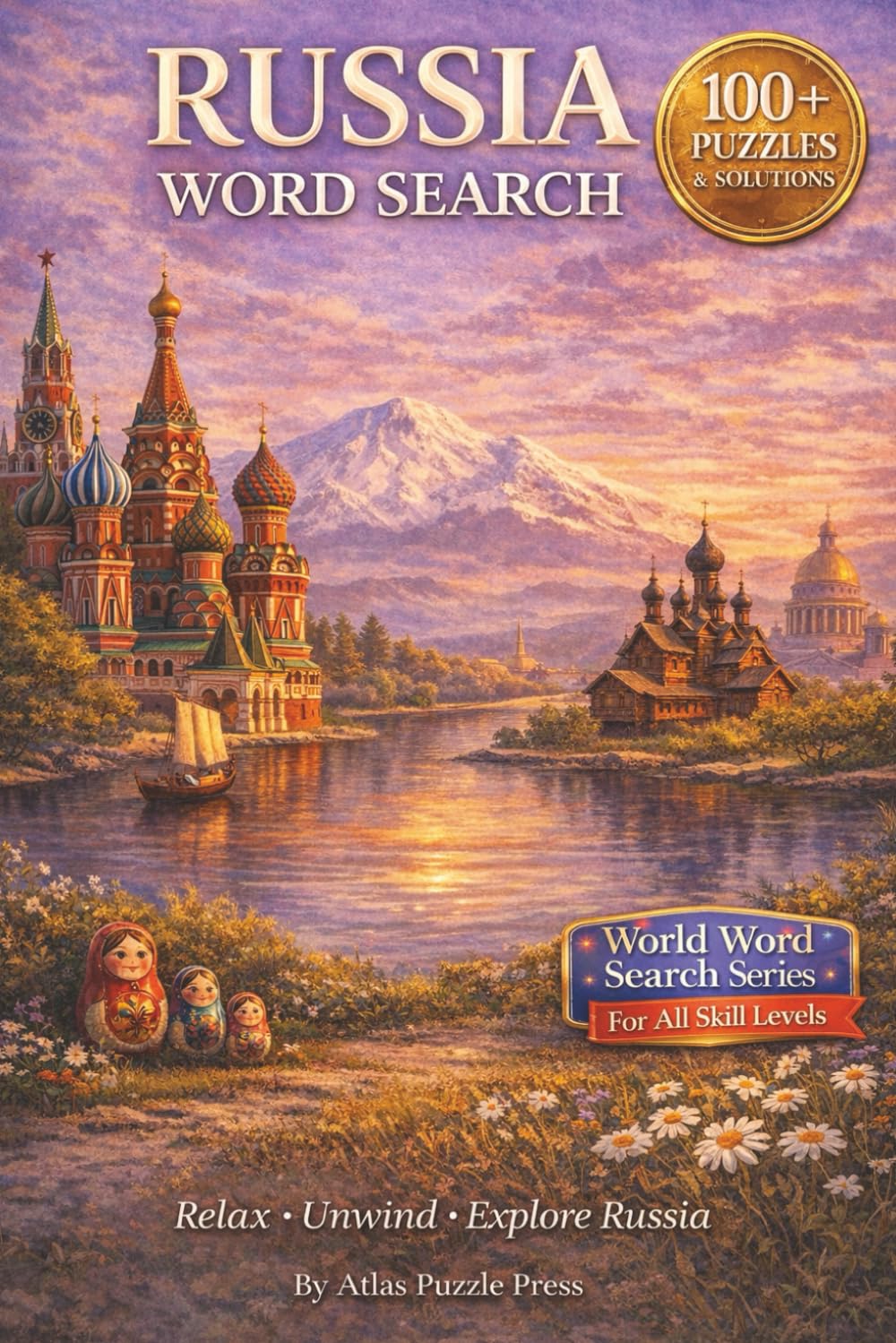 Russia Word Search Puzzle Book: Word Search Puzzles Inspired by Russia