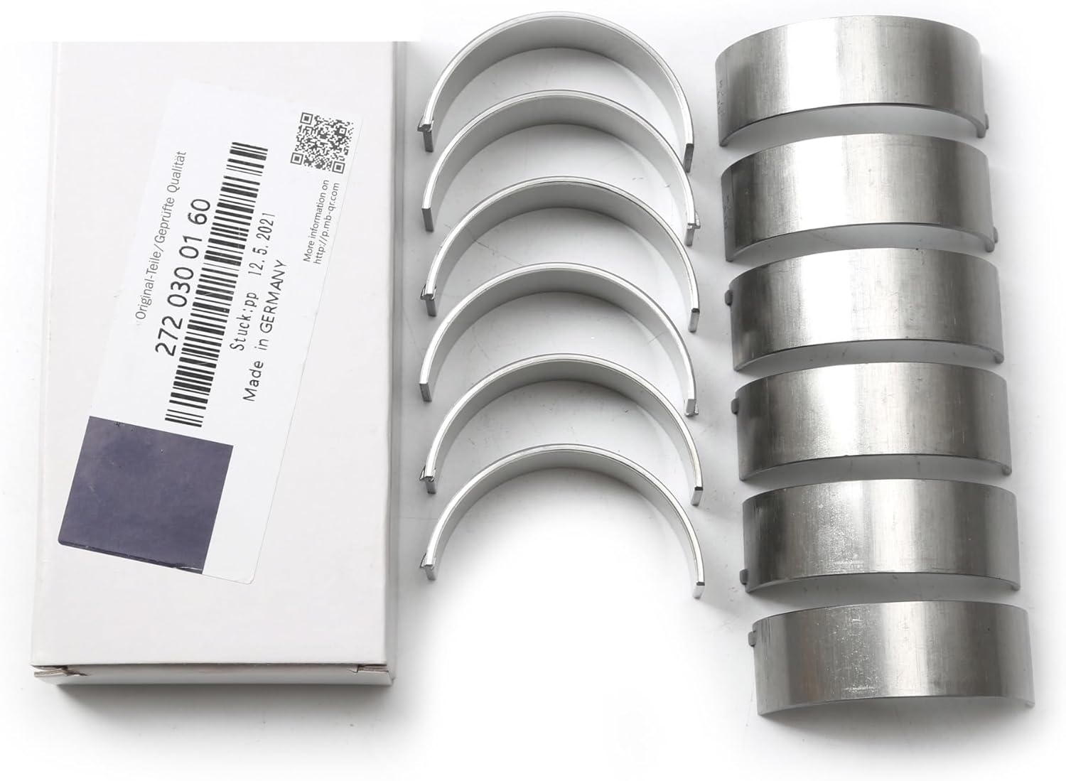 WG1726158 2720300160 Car Engine Connecting Rod Bearings Kit Compatible with Benz M272 CLK 280 350 C 230 280 E 300 G 500 2009-2015 Viano W639