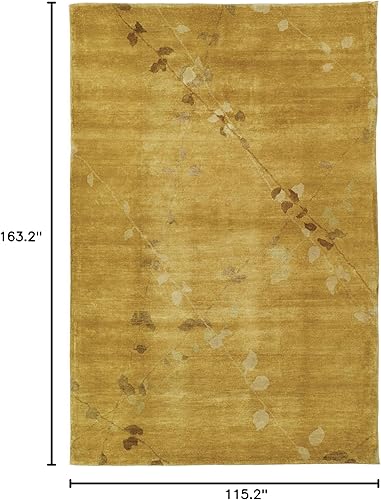 Miniatura 10 de MARTHA STEWART x SAFAVIEH MSR5536C - Alfombra de lana con enrejado surtido de 8 pies 6 pulgadas x 11 pies 6 pulgadas