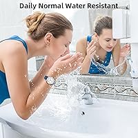 Vista 3 de Reloj de enfermera para mujer, resistente al agua, analógico, de silicona, con segundero, reloj de enfermería