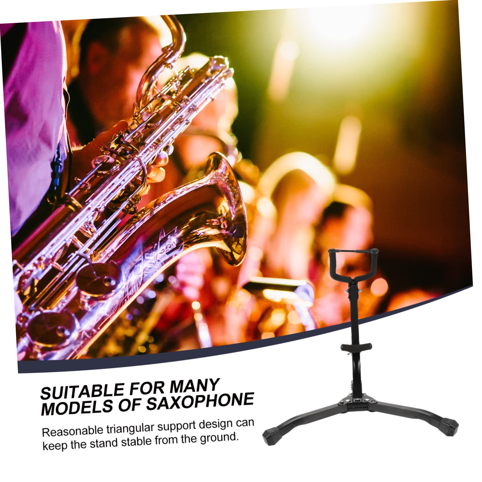 Ernie Williamson Music - Hercules Alto/Tenor Saxophone Stand w/Bag, image size:1686x1686