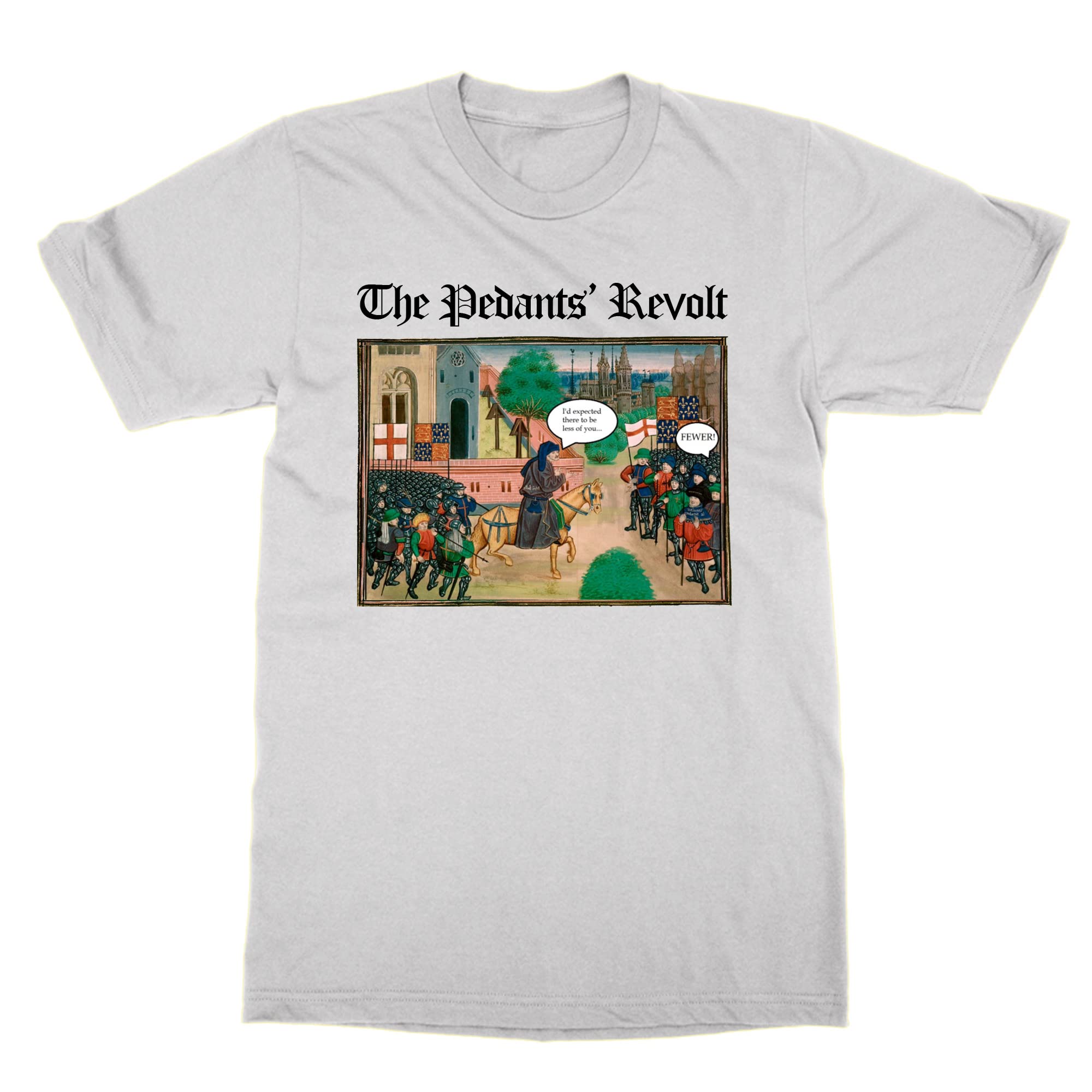 T-shirt Grammar cadeau original enseignant écrivain blanc taille M - 2