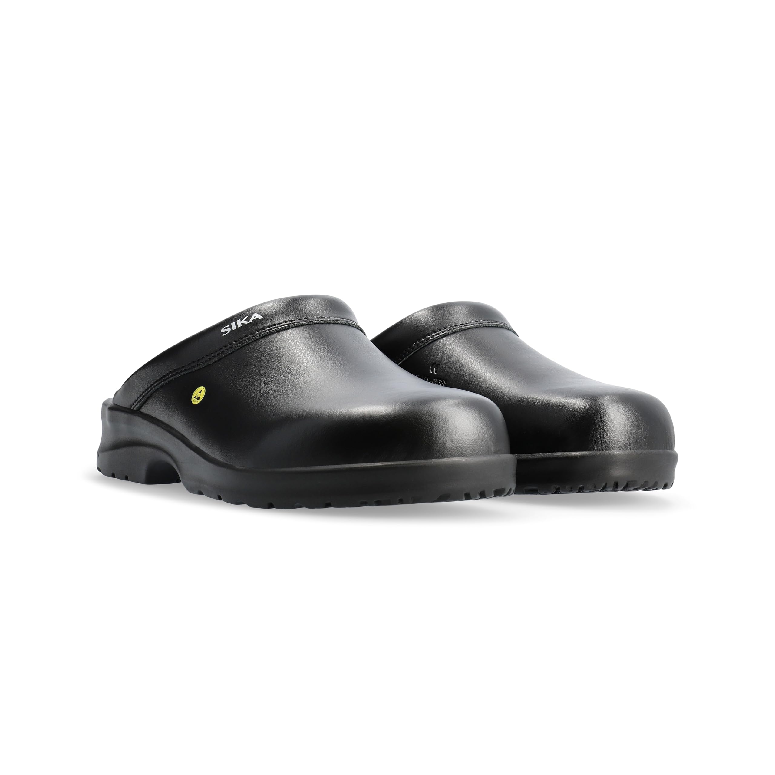 SIKA Unisex-Clogs für medizinische Berufe, rutschfeste Arbeitsschuhe, Permair-Leder, stoßdämpfende Sohle, ESD-geprüft, waschbare Innensohle, professionelle Clogs für Service- und Reinigungsmitarbeiter