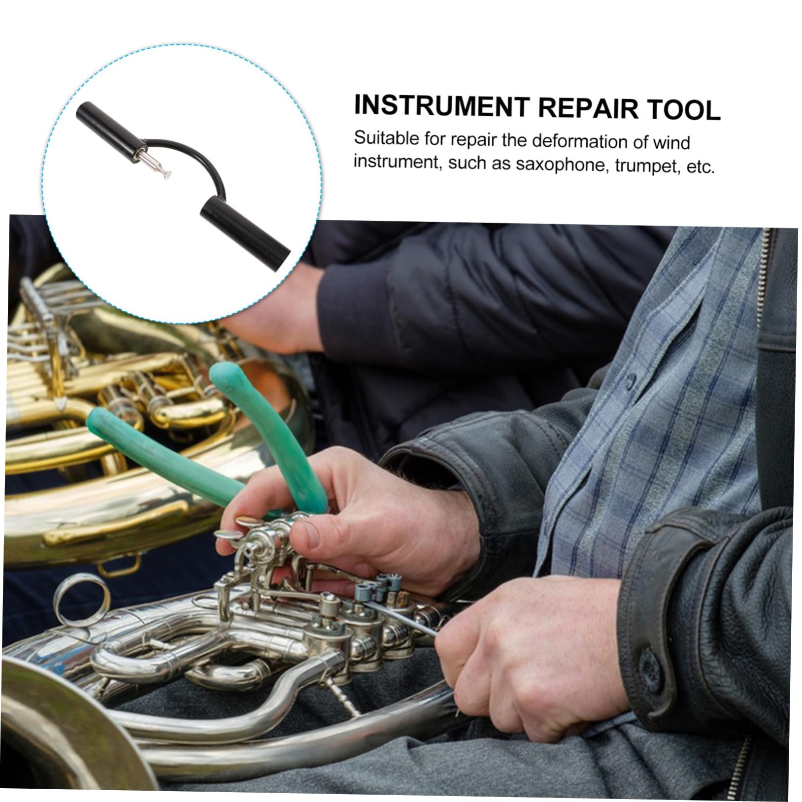VICASKY Accesorio De Reparación De Instrumentos Musicales Rodillo De Presión Para Saxofón Materiales De Duradero