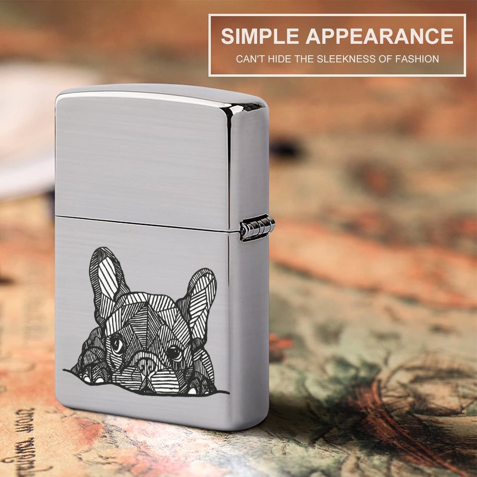 Amazon.co.jp: Zippo兼用ケース フレンチブルドッグ 犬 ジッポライター