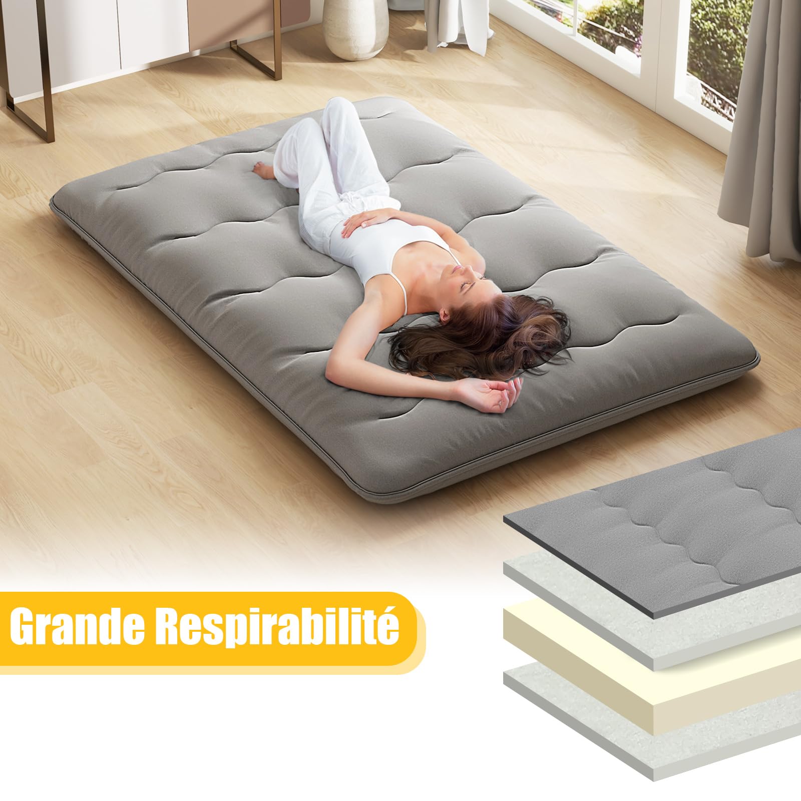 GIANTEX Matelas Futon Japonais Portable