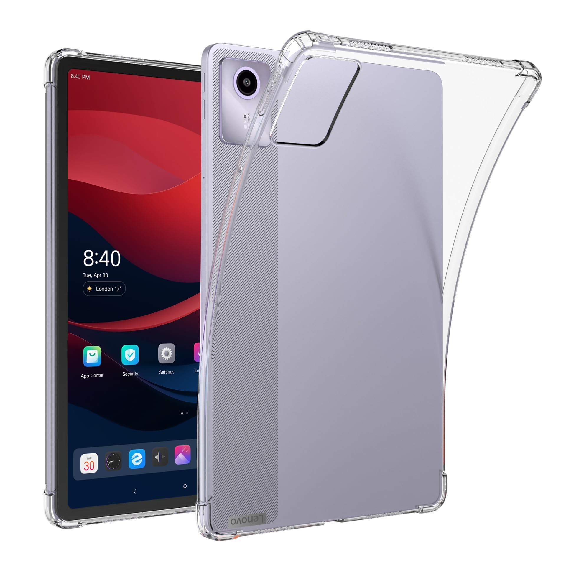 Bkinew Clear Case for Lenovo Tab M11 11-inch TB-331FC Tablet Ultra