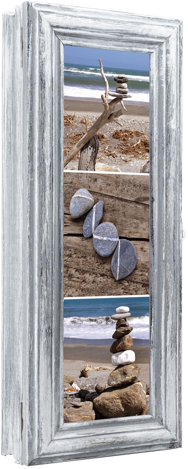 Armadietto con ganci a muro, portachiavi a muro, organizer per portachiavi a muro, portachiavi a parete, decorazioni da parete, decorazioni per la casa d'epoca, SKP-F18VB