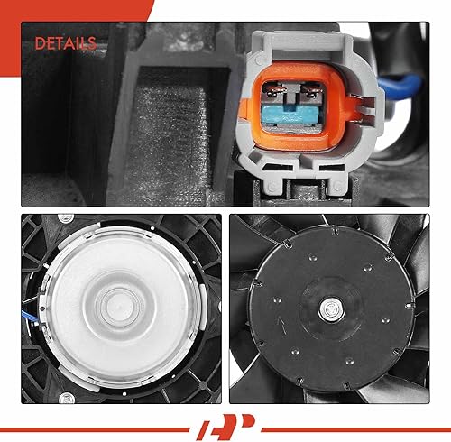 Miniatura 7 de A-Premium Conjunto de ventilador de refrigeración del radiador del motor compatible con modelos seleccionados de Subaru - Forester 2009-2013,