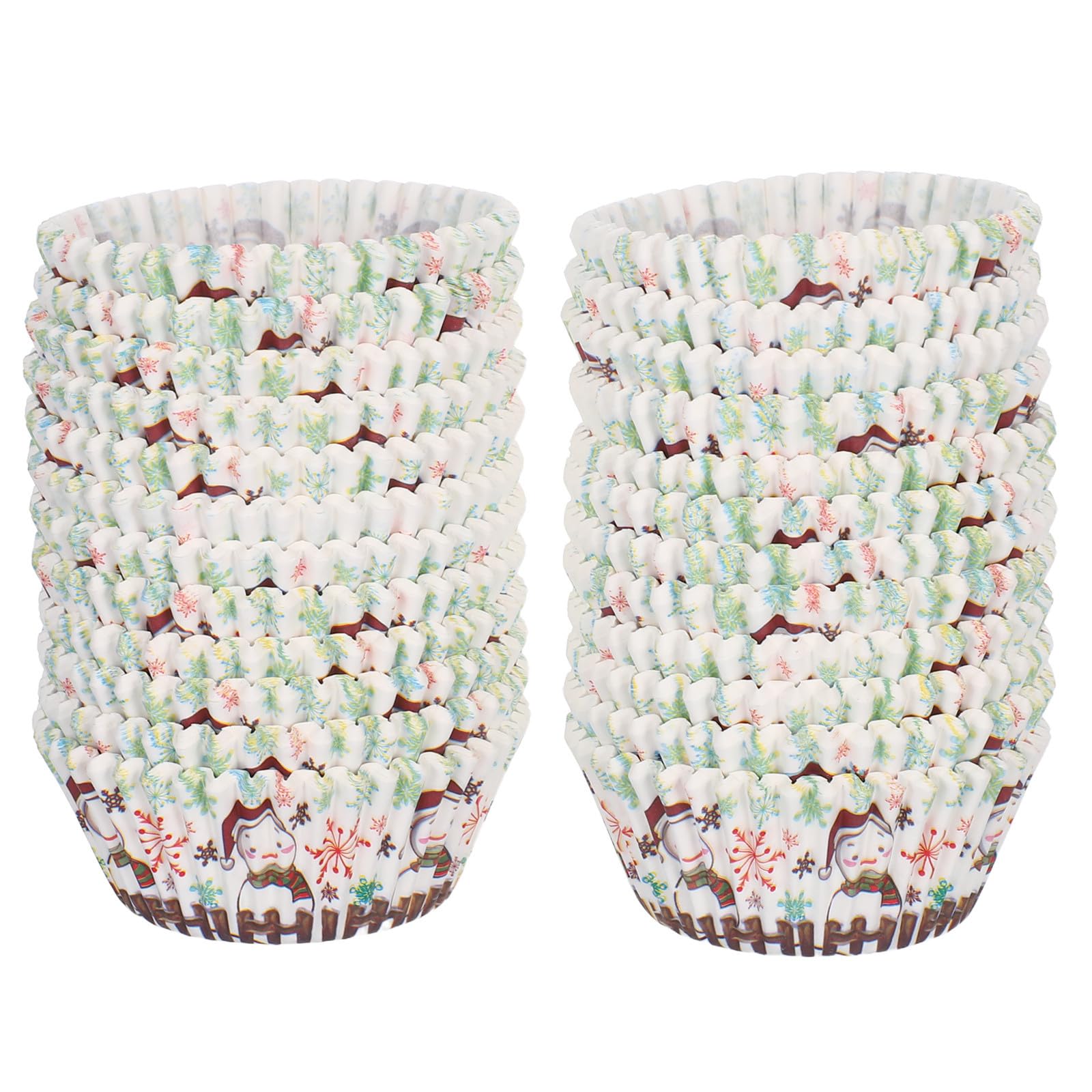Capacillos para hornear muffins navideños perfectos para regalar dulces de invierno