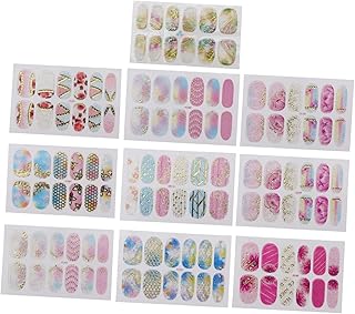 فوميز. 10 ورقات ملصقات اظافر متدرجة، ملصقات معدنية عتيقة، اكسسوارات للاظافر، ملصقات لامعة للاظافر، ملصق فني للاظافر، ملصقات تزيين الاظافر، اكسسوارات متدرجة