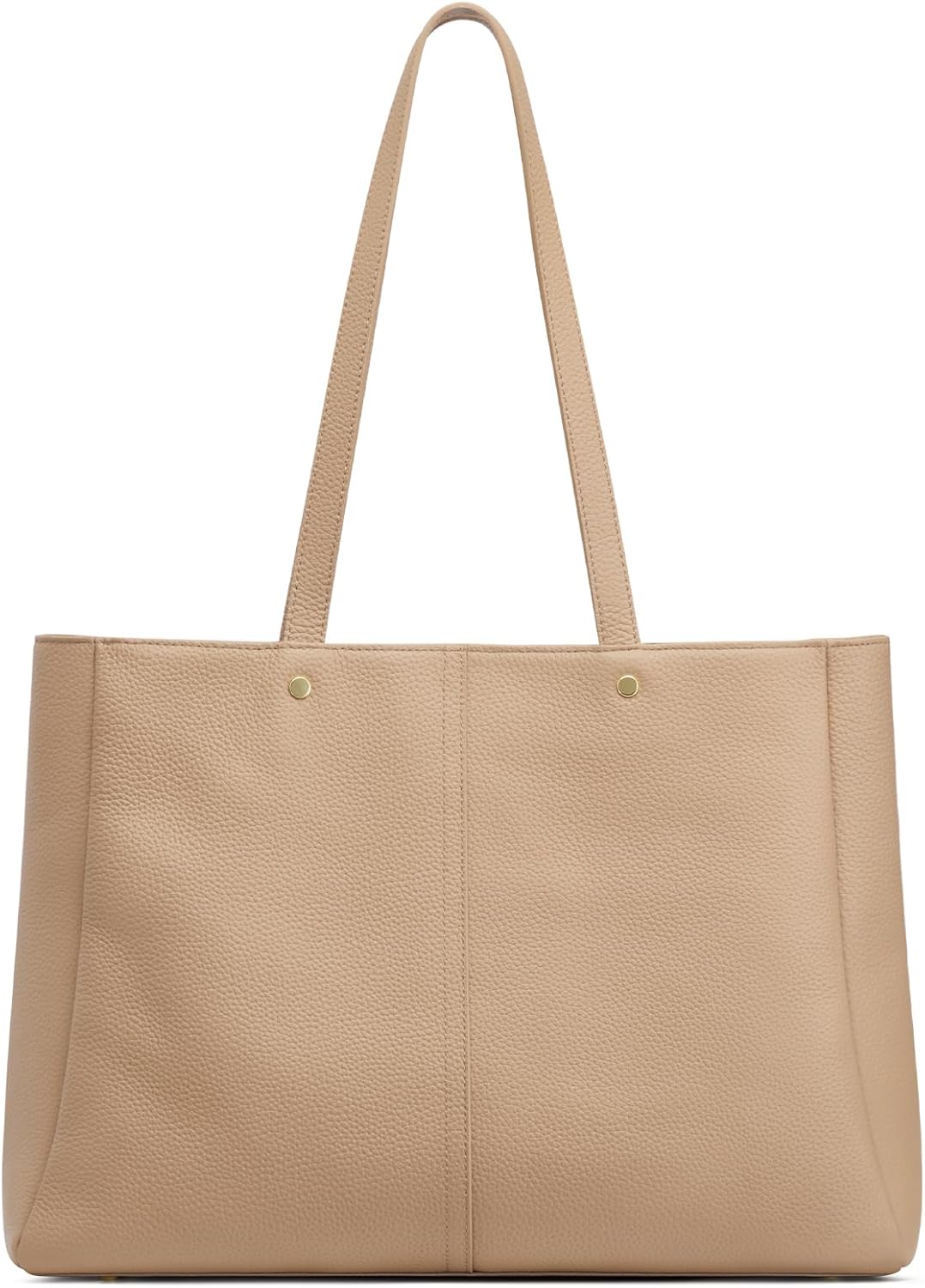 Kattee Women’s Soft Leather Work Tote Shoulder Bag,Large Capacity Designer Satchel Handbags with Luggage Sleeve - Image 7