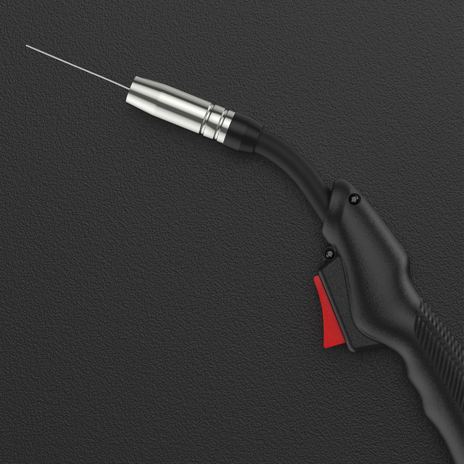 HITBOX MIG - Antorcha de soldadura MB14AK, manguera de 2,5 m con conector estándar, enchufe de aviación GX16-04, incluye puntas de contacto de 0,8 mm y 1,0 mm, accesorios de soldadura MIG