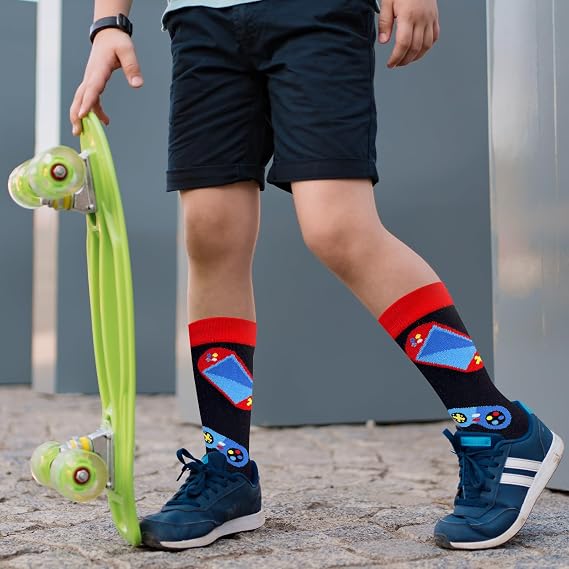 Gaming Socks Gamer Birthday Gifts for Men Him Fathers Day Dad Gifts from Daughter Wife Son Funny Socks