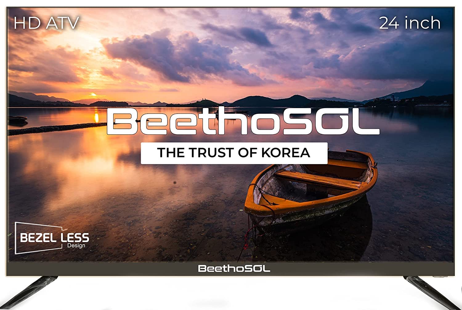 BeethoSOL 60 cm (24 inches) Bezel Less HD Ready LED TV (LEDATVBG2483HD17-TP)