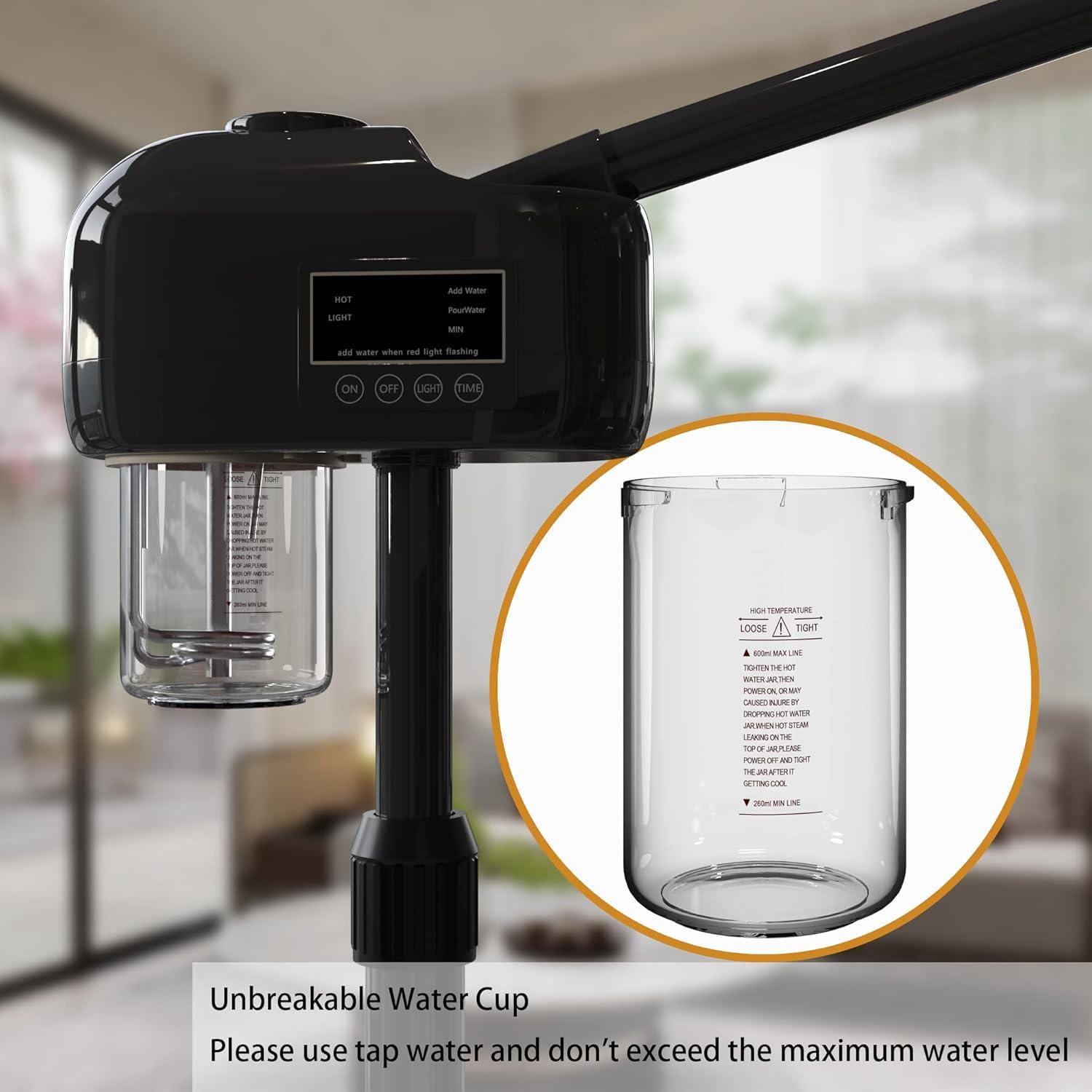 Facial Steamer Professional with Hot Mist for Estheticians.