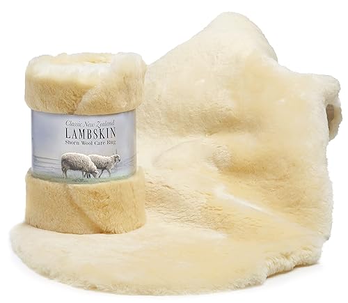 Desert Breeze Distributing Genuine New Zealand Baby Sheepskin, 100% Natural,