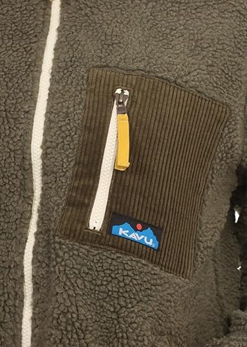 Miniatura 4 de KAVU Pearsoll Sudadera de forro polar, chaqueta Sherpa con cremallera