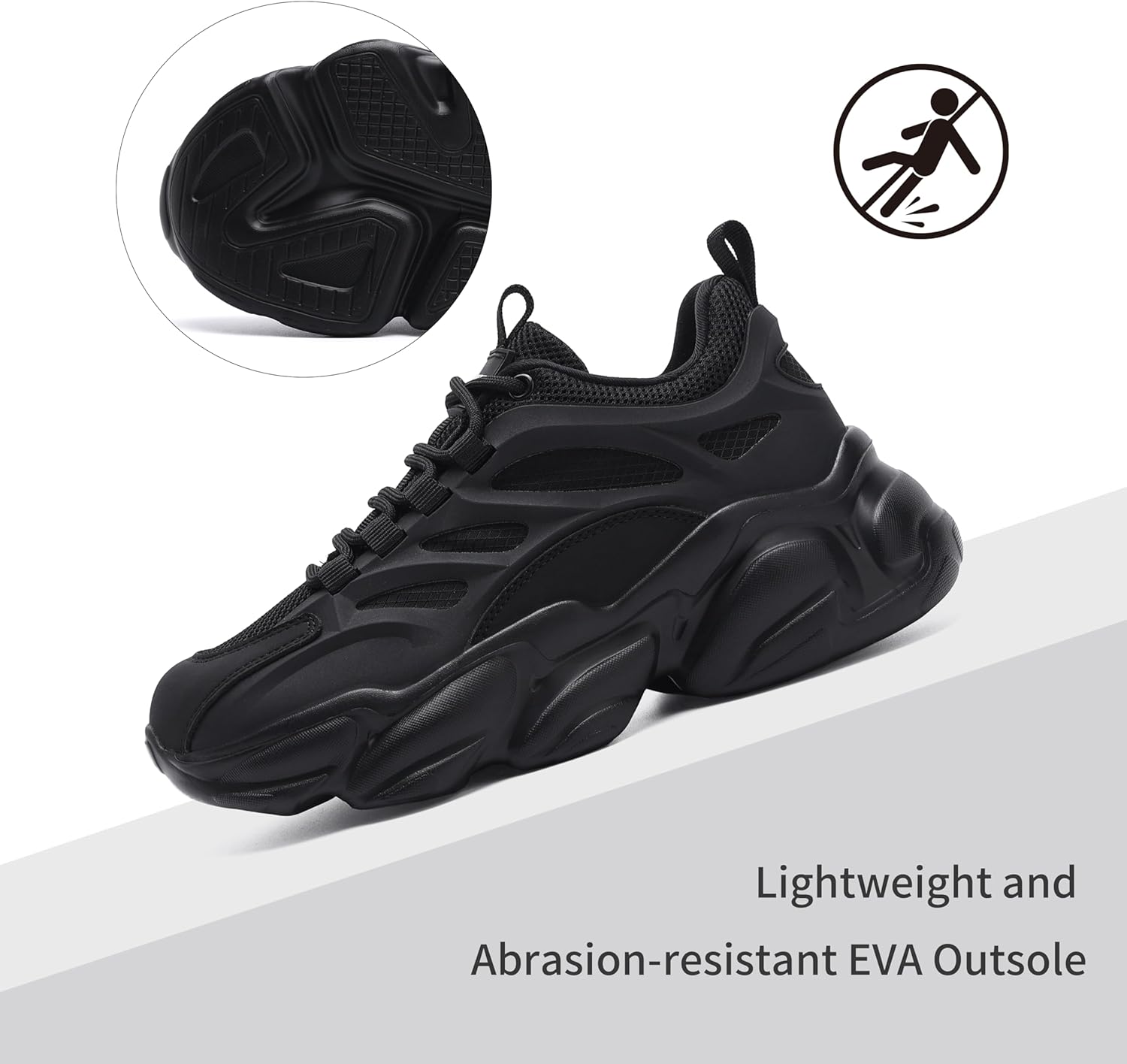 Women's Walking Shoes Cushion Running Tennis Shoes Non-Slip Comfortable Breathable Workout Gym Sports Athletic Fashion Sneakers - Image 6