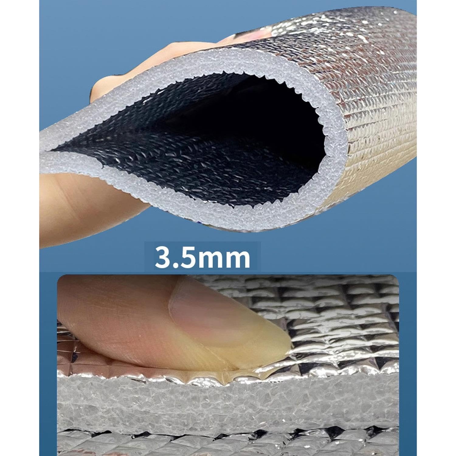 3.5MM Rouleau de mousse isolante Profilés Film isolant for fenêtres