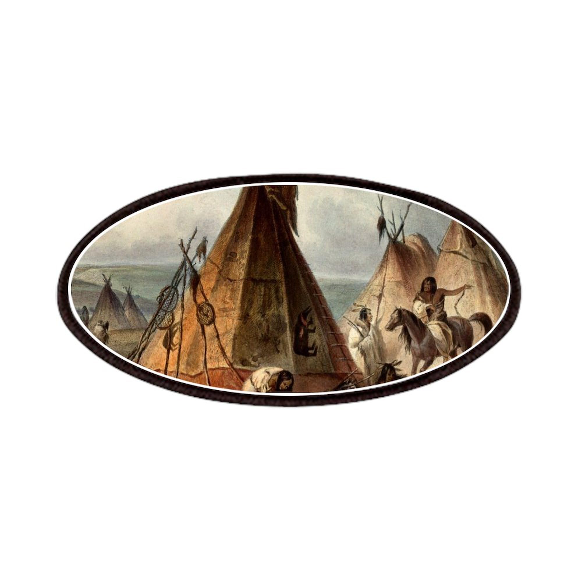 CafePress Assiniboin Teepee Native Skin Lodge 4