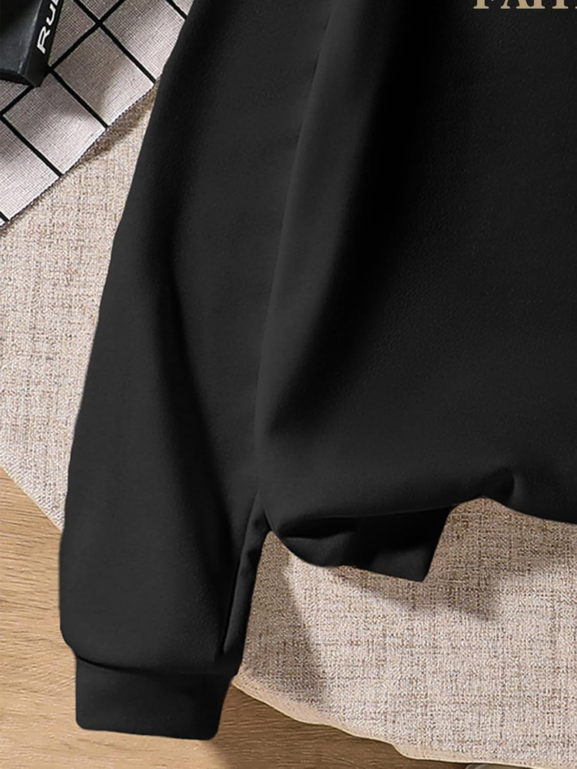 Boy's Faith Over Fear Hoodies Long Sleeve Letter Graphic Hoodies Sweatshirts Pullov... - Image 6