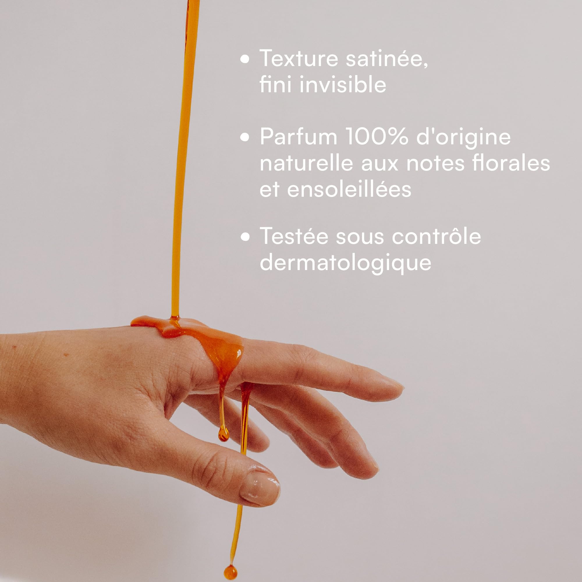 Laboratoires de Biarritz - Huile Solaire Satinée SPF30 - Texture Invisible - Visage, Corps & Cheveux - Parfum 100% d’Origine Naturelle - Protège & Sublime la Peau - 125 ml - Fabriquée en France