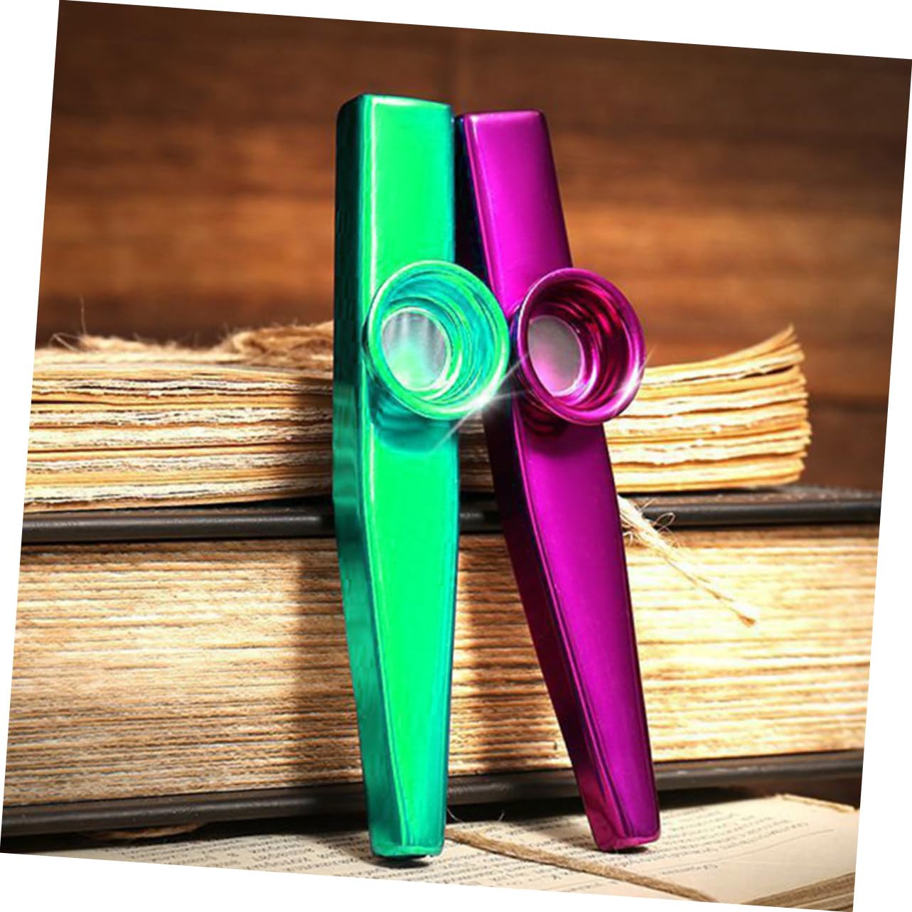 ERINGOGO 1 Set Metal Professional Kazoos Kazoo Flute Musical Instruments for Adults