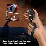 AMVR Upgraded Controller Grips Cover Compatible with Meta/Oculus Quest 3S/ 3 Accessories, with Battery Opening Cover and Knuckle Straps Protector(Not for Charging Dock) (Common Size)