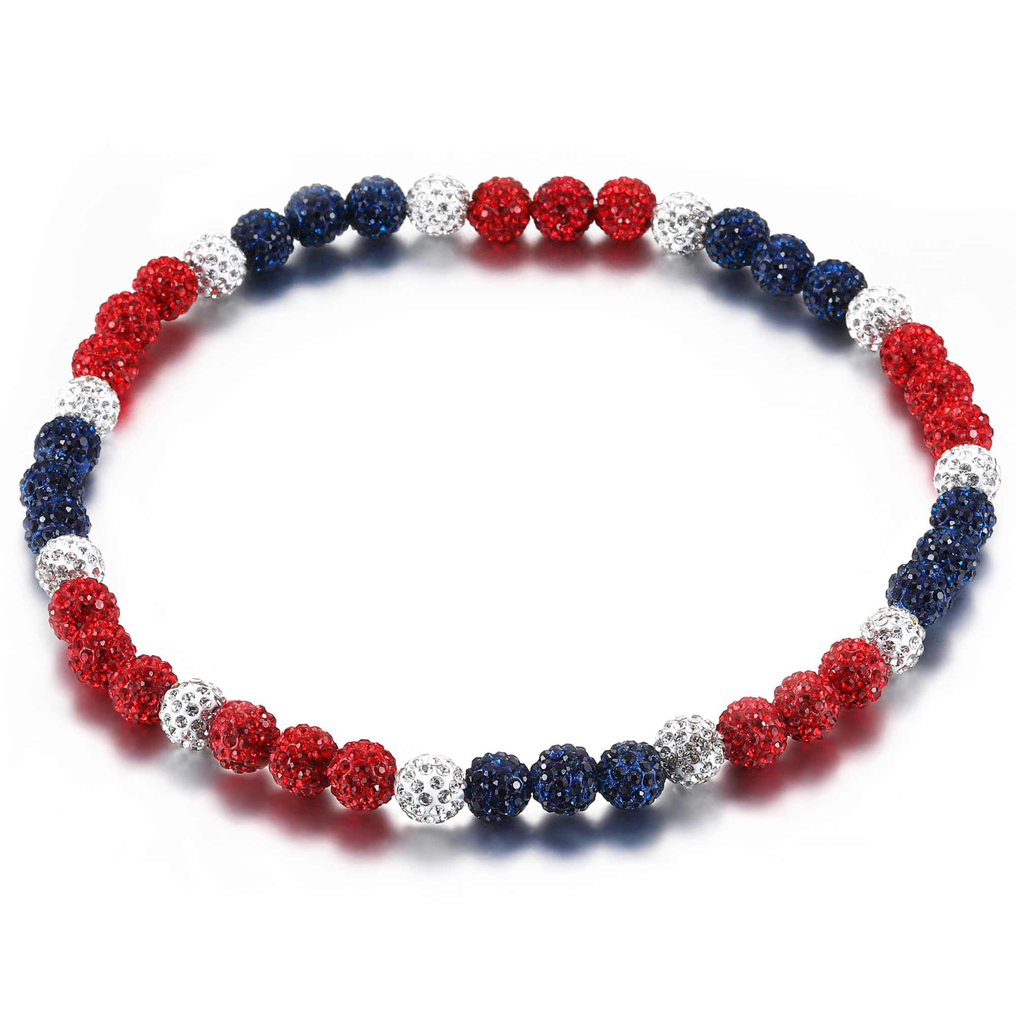 SKQIR Baseball Beaded Necklace for Men Bling Rhinestone Baseball Drip Accessories for Men Sparkly Diamond Ice Collection Baseball Chain Necklace Gifts