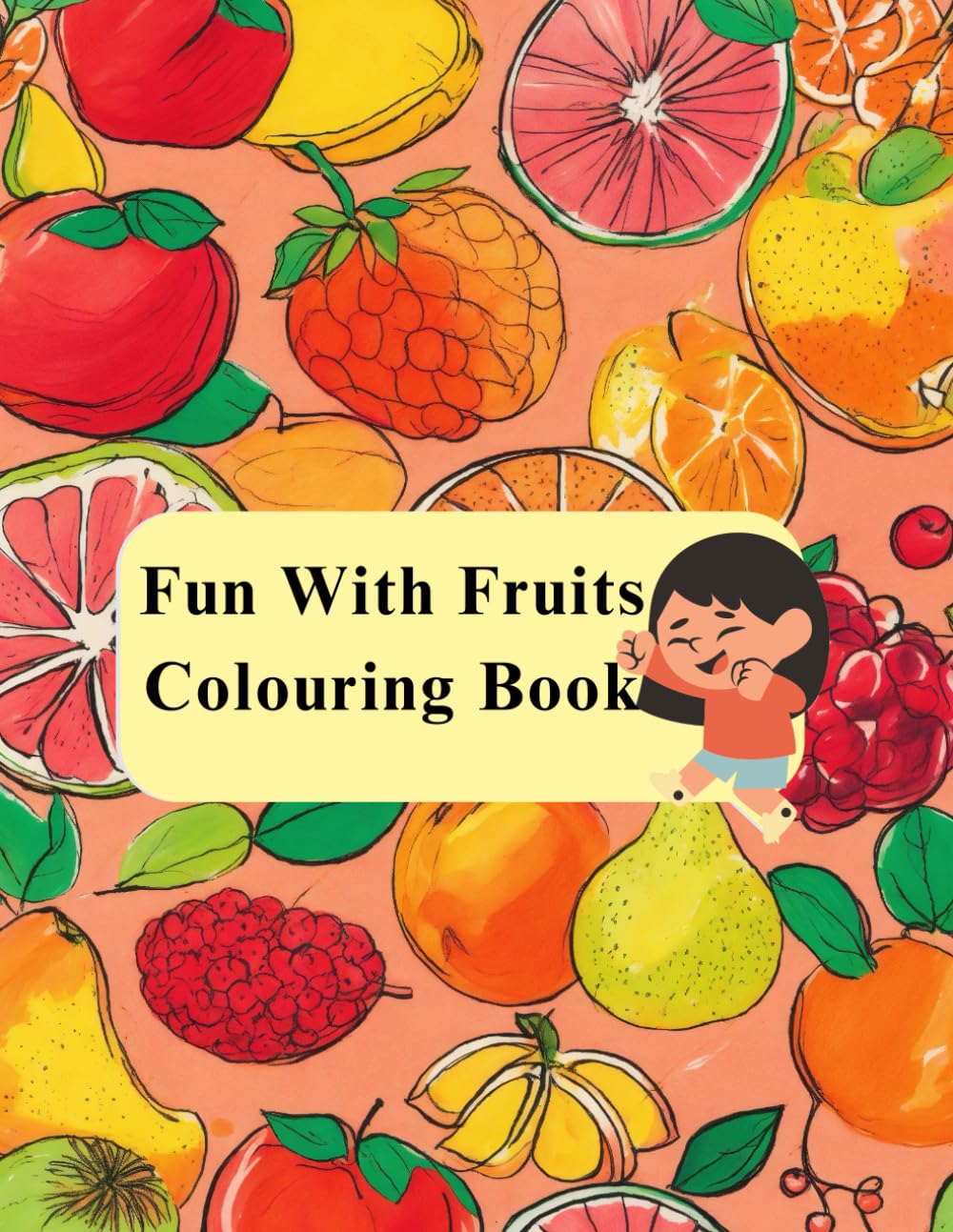 Fun with Fruit Coloring Book for Kids